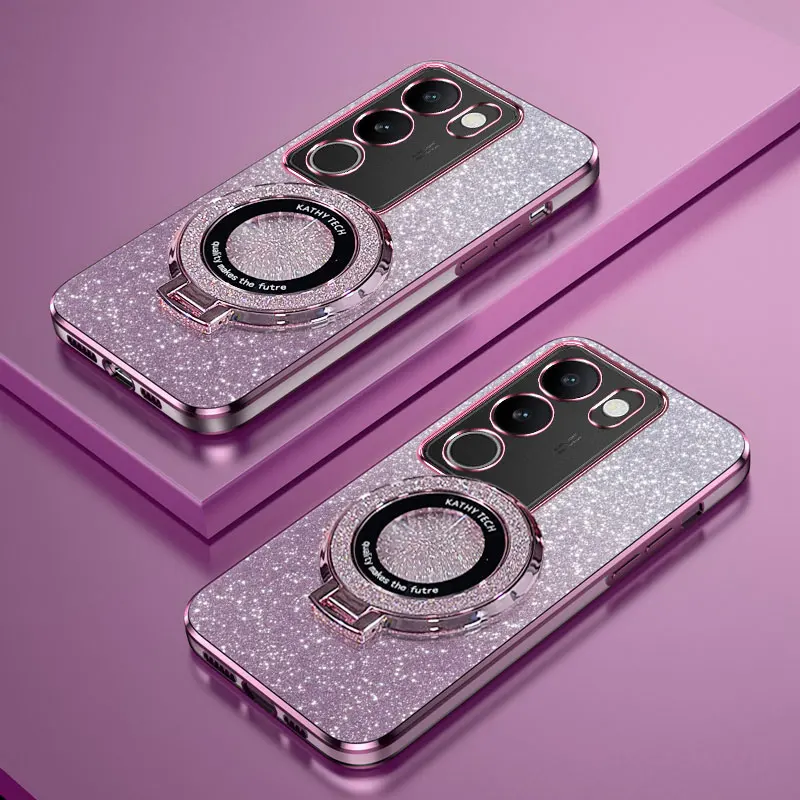 Vivo Y28 - Placcatura Anello Magnetico Supporto Cassa Del