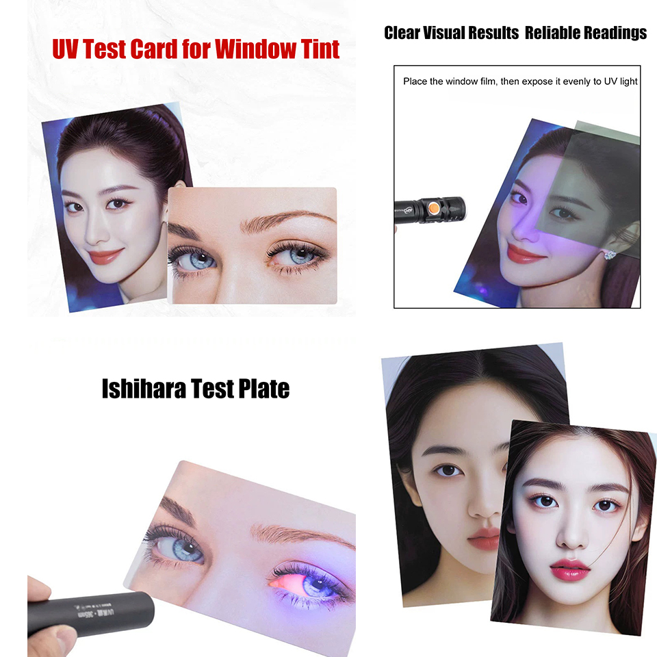 Anti Blue Light Film - Scheda di Test per Luce Blu