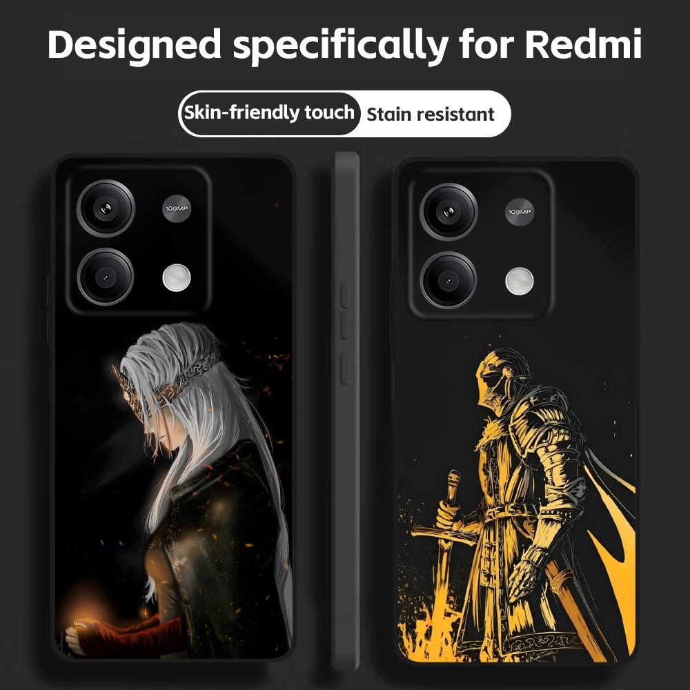 Xiaomi Redmi Note 14 - Cover per telefono morbida nera per
