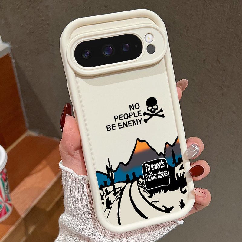 Google Pixel 8A - Custodia per telefono con motivo Mountain