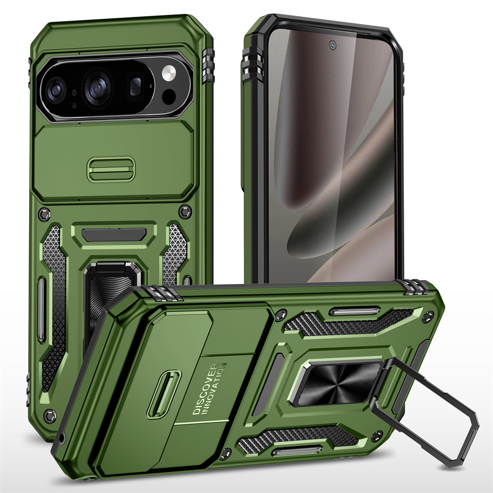 Google Pixel 9 Pro - Custodia protettiva per fotocamera scorrevole per