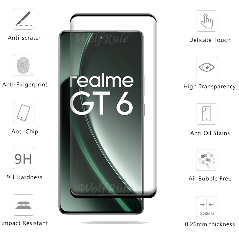 6-in-1 per Realme GT 6 Glass O - Realme Gt 6 recensione e prezzo